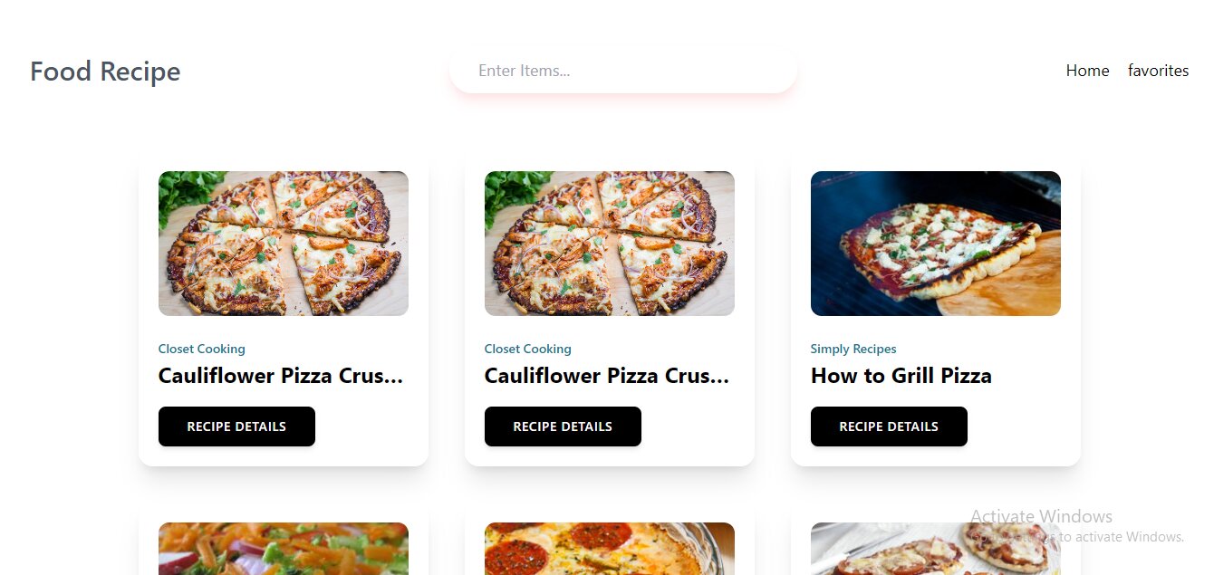 Food Reacipe React App